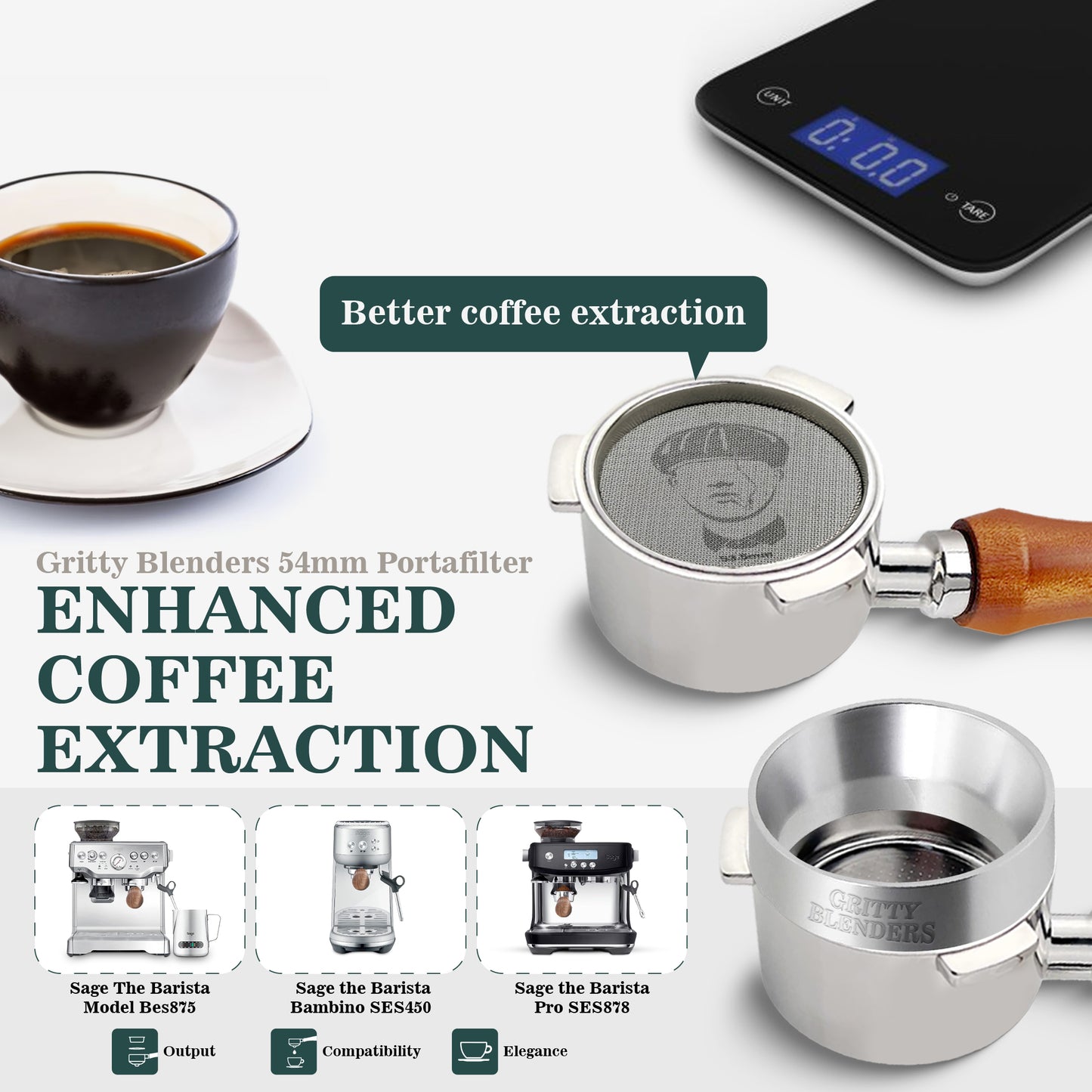 54mm Portafilter with Accessories