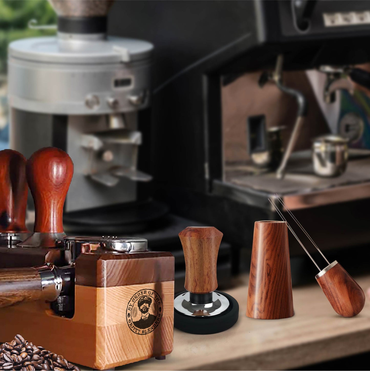 54mm Tamper with Spring