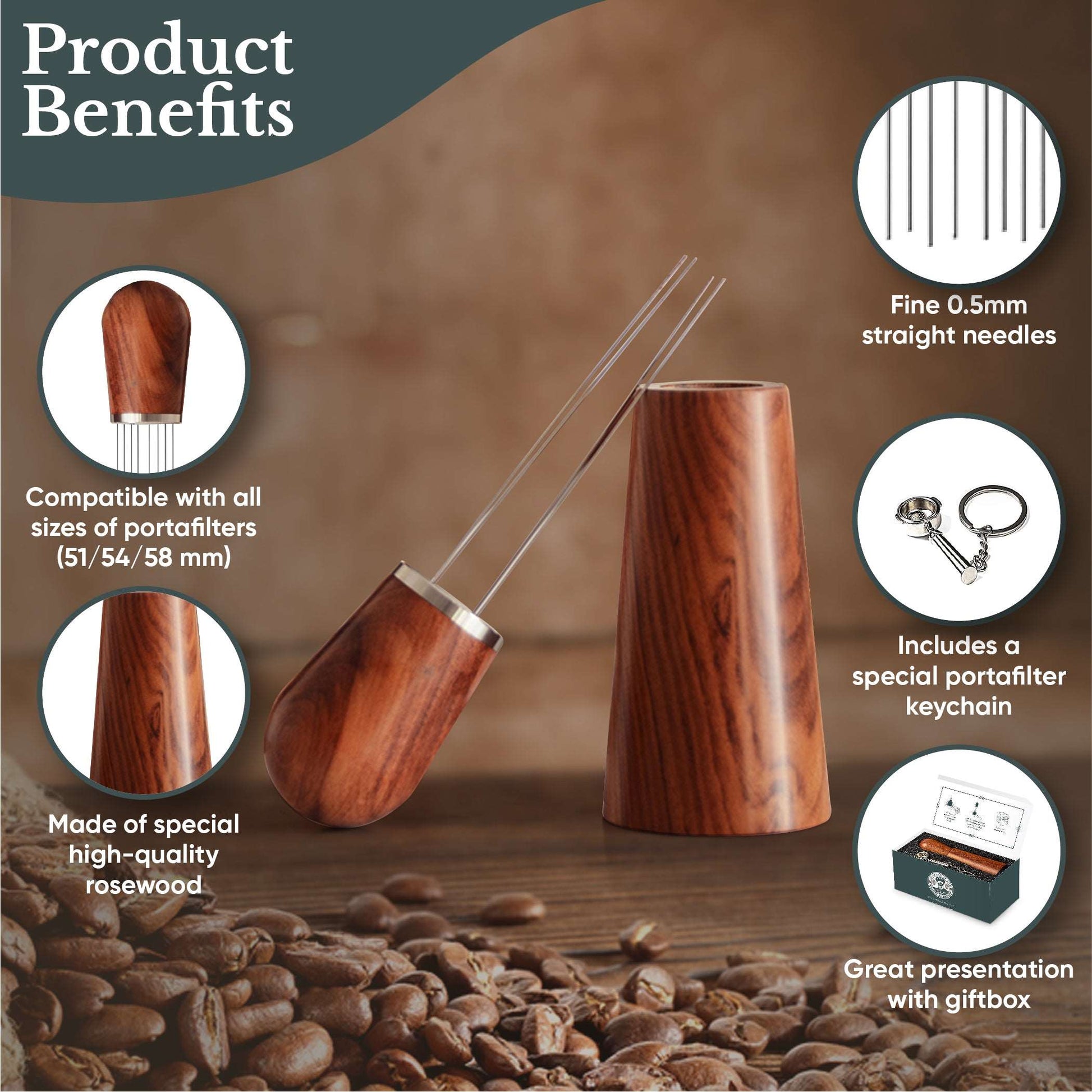 WDT Tool Espresso Stirrer Coffee Distribution 